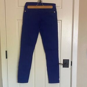 7 For All Mankind Sapphire Royal Blue Skinny Pants
